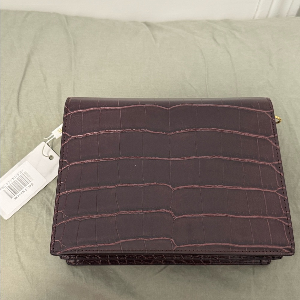 JW PEI Croc-Embossed Crossbody Bag